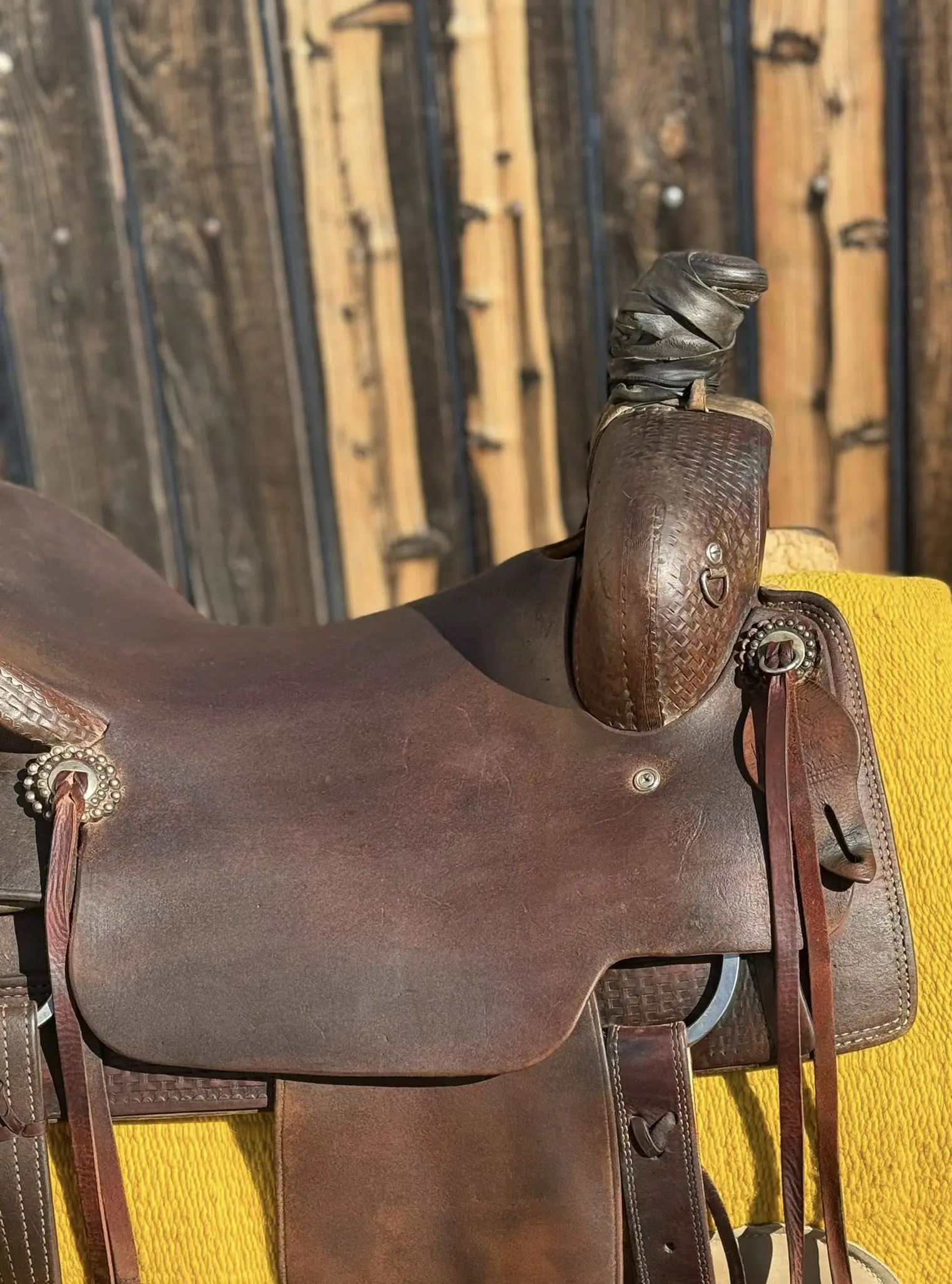 calvin allen ranch cutter 15 5 cantle