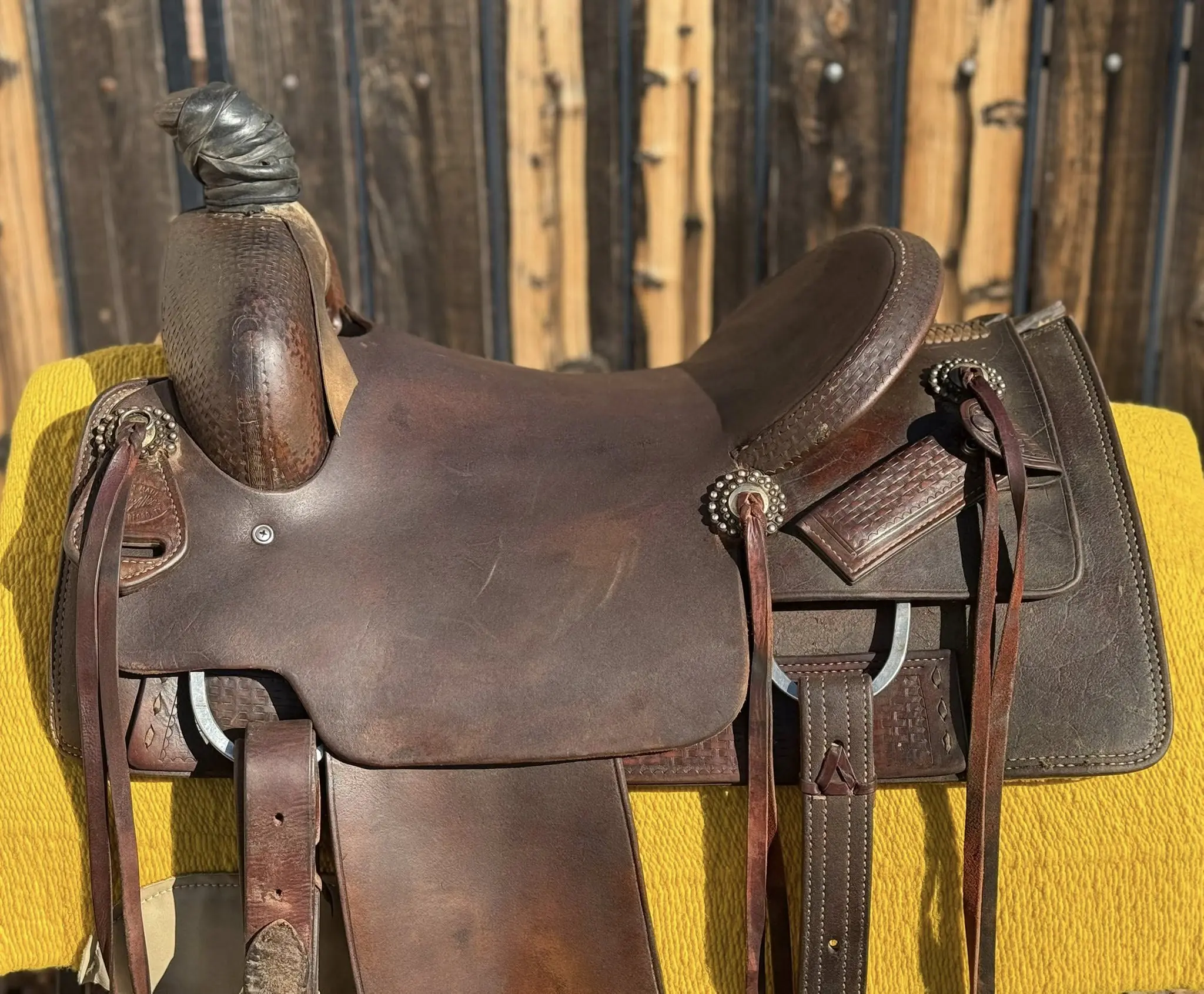 calvin allen ranch cutter 15 5 horn