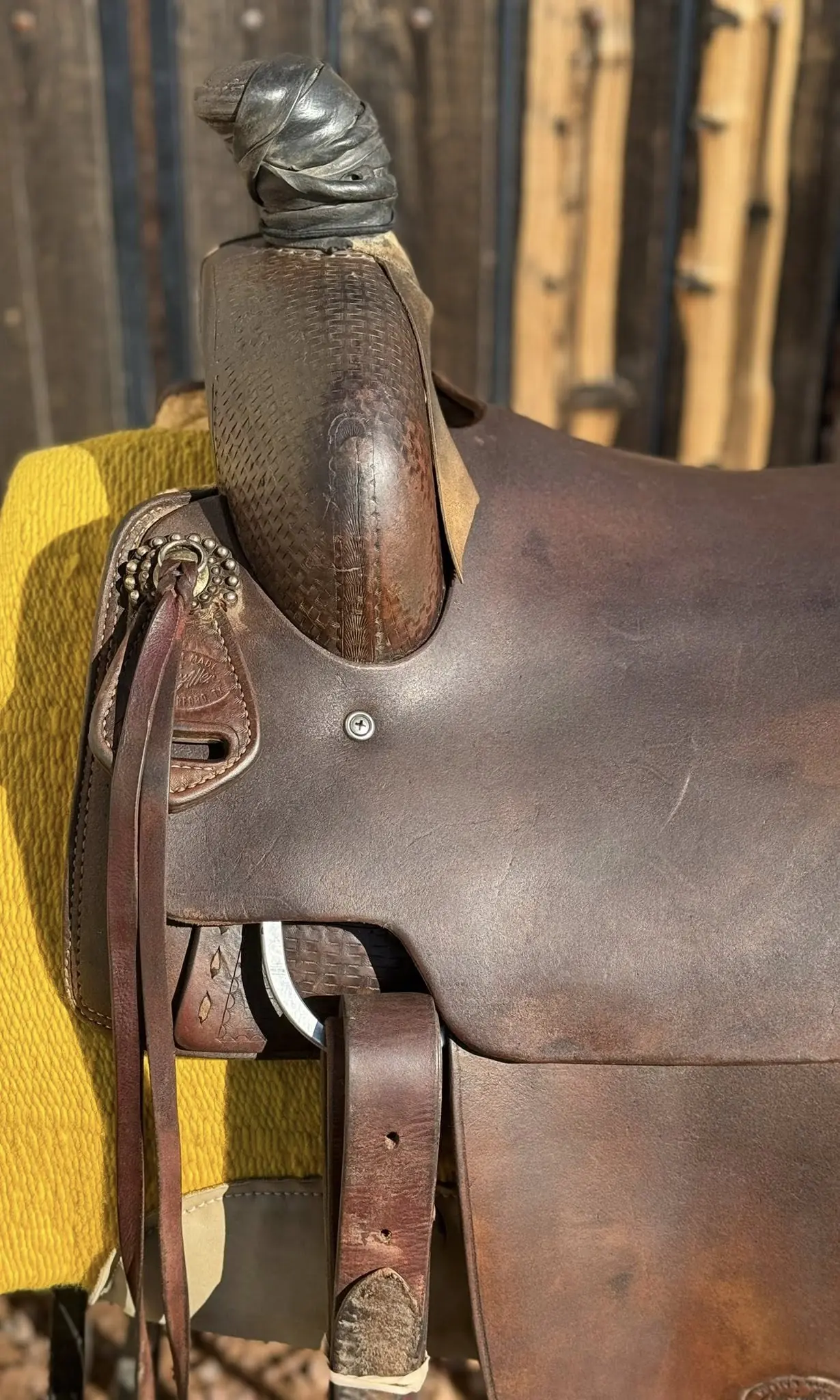 calvin allen ranch cutter 15 5 nearside skirt