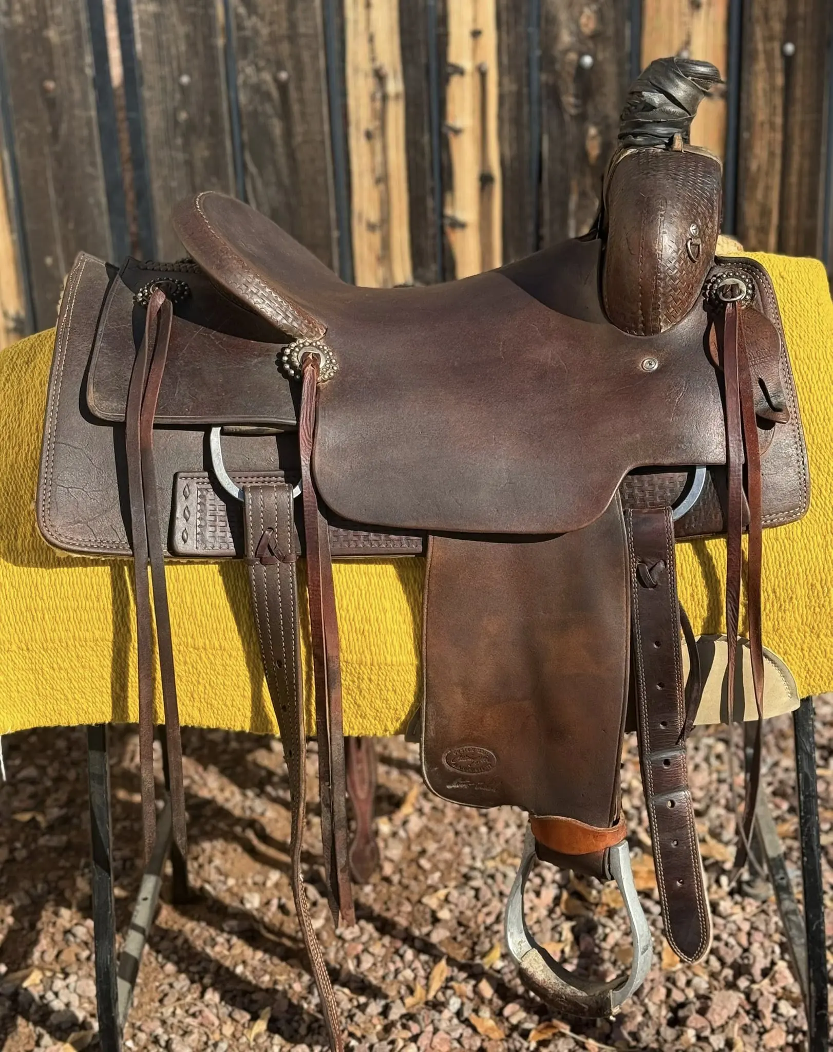 calvin allen ranch cutter 15 5 seat top