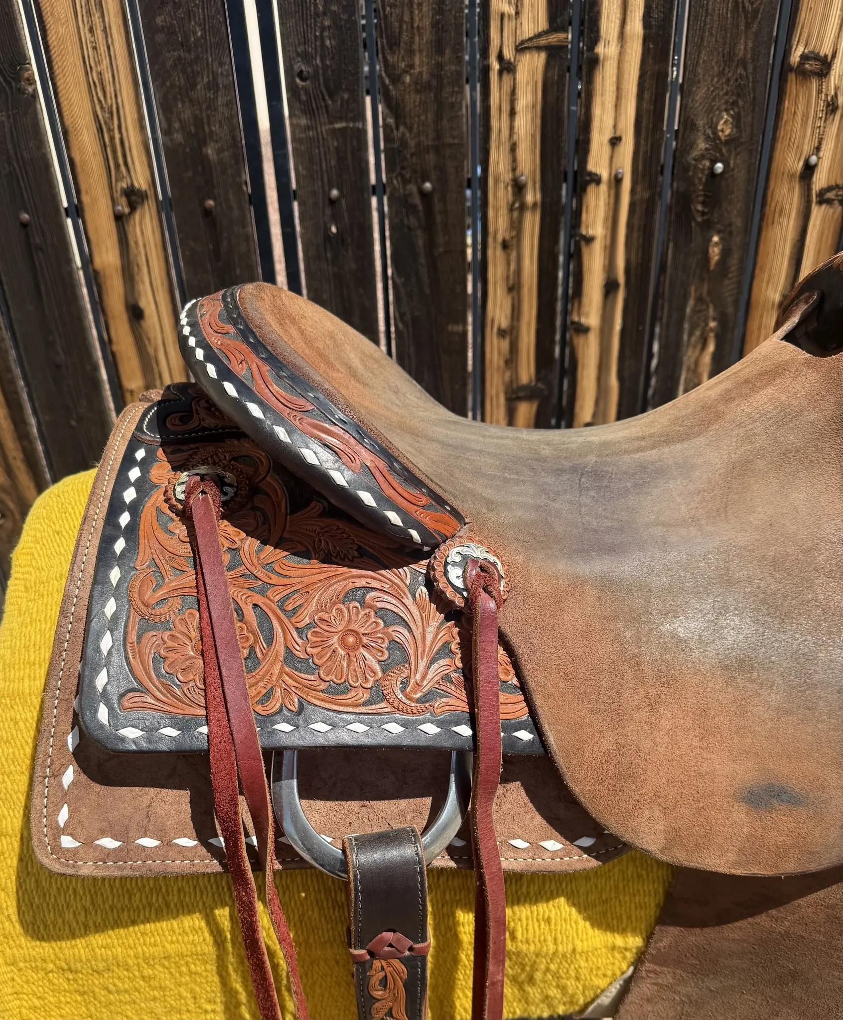 srs ranch saddle 16 cantle skirt