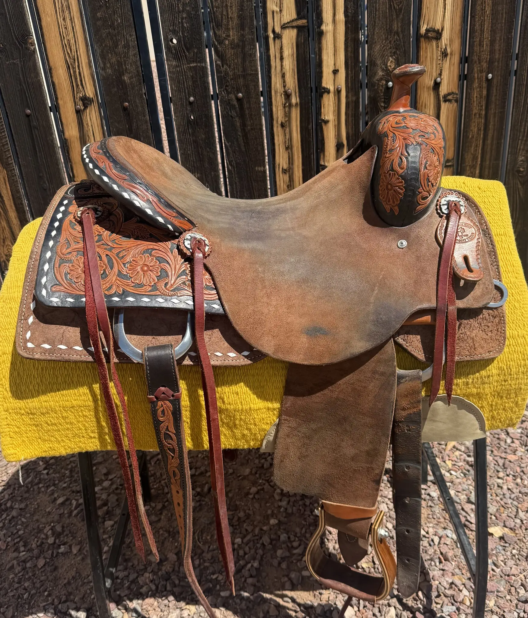 srs ranch saddle 16 left full