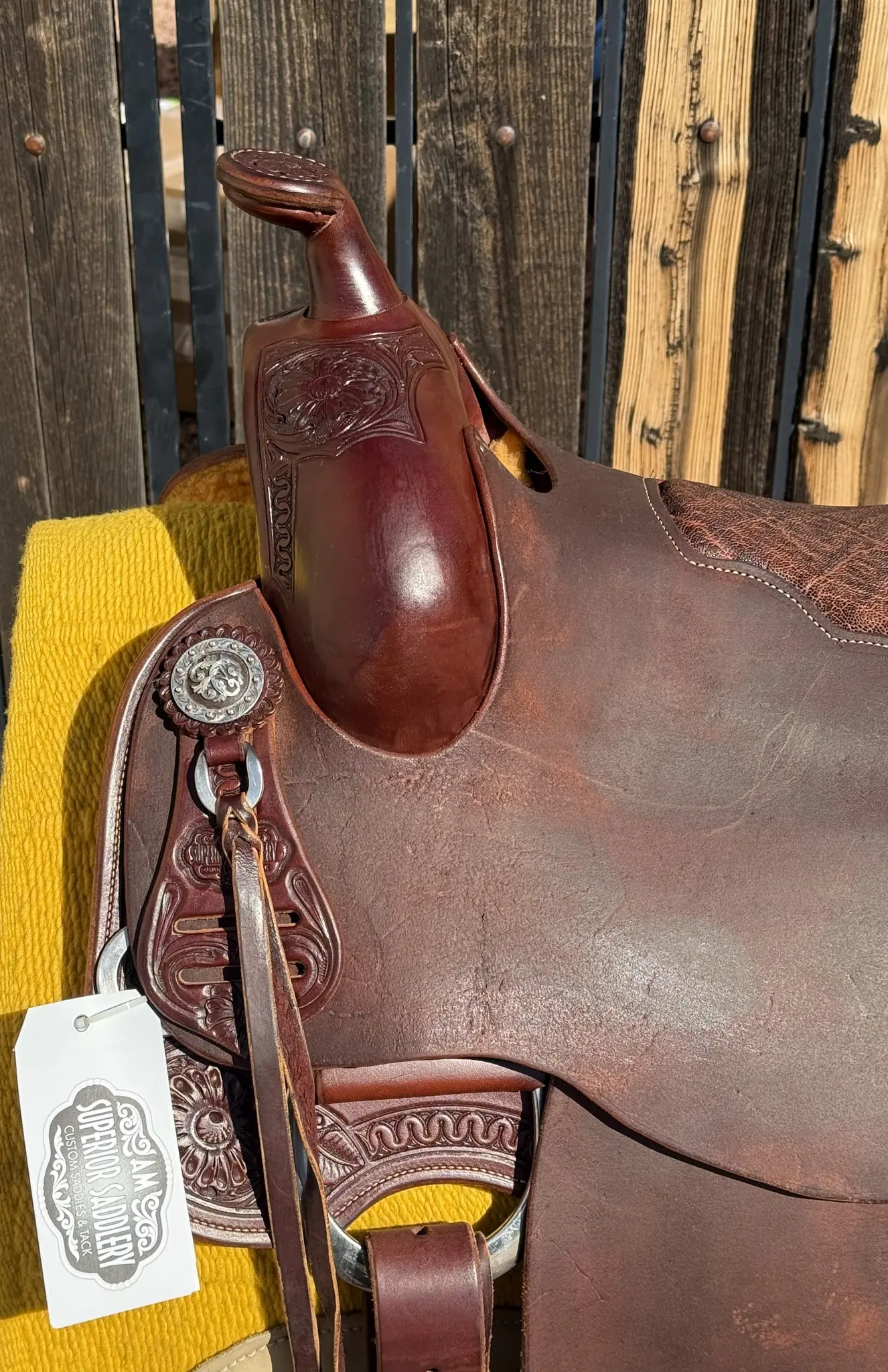 superior ranch rider deluxe 16 5 tag